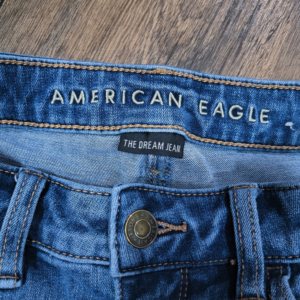 American Eagle Outfitters Classic Blue Skinny Jeans - Picture 3 of 3
